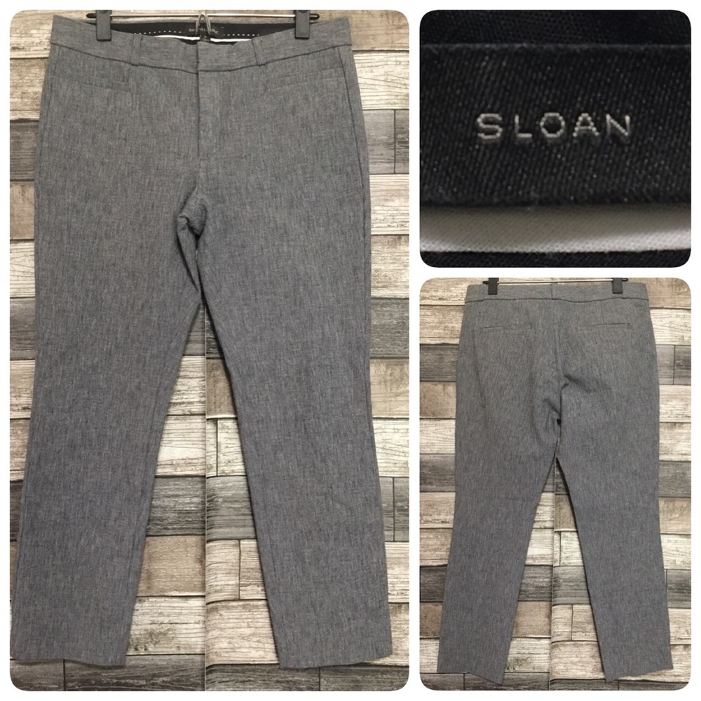 Banana Republic Sloan Pants Women’s 8 Gray (Inseam 26) Stretch